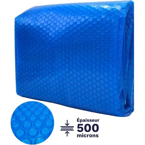 Bache a Bulle piscine 9 x 5 m Bâche à Bulle 500 microns Ravigarden (1/5)