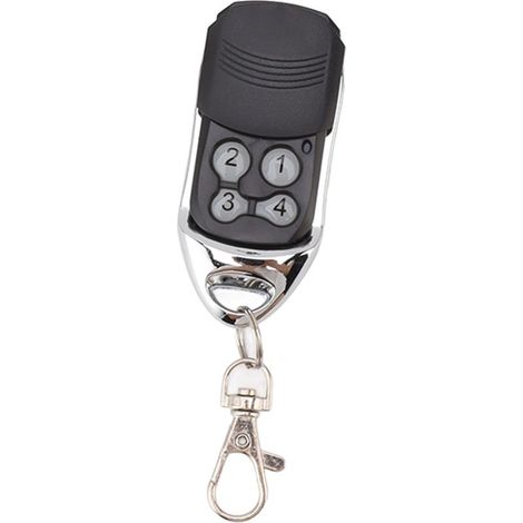 Télécommande de Porte de Garage 4 Boutons Programmable avec Porte-Clés, 433.42MHz, Compatible Telis 1, Installation Facile et Sécurisée (1/5)