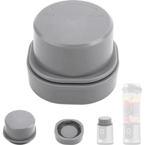 Blade Cover and Container Cap for Blast Blender Portable Waterproof Replacement Part with Brush Cleaning Compatible with BC100/BC151 Series Dishwasher Safe (1/5)