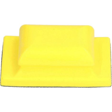 Handschleifpad, quadratischer PU-Schaumstoff-Schleifblock mit Klettverschluss, Zubehör zum Holzpolieren