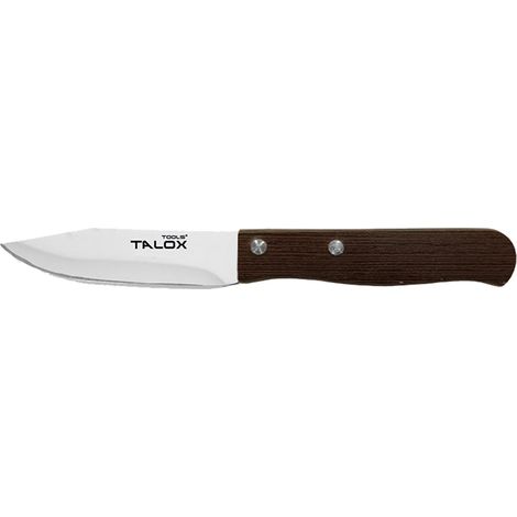 Rostfreies Talox-Schälmesser, 18 cm Klinge, 9 cm Wenge-Griff