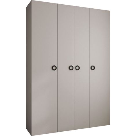 Armario Hartford 554, Cachemira, 246x170x52cm, Puertas de armario: Con bisagras, Número de estantes: 12 (1/5)