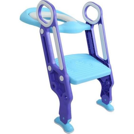 Klappbarer Toilettensitz für Babys und Kinder – Blau (1/4)