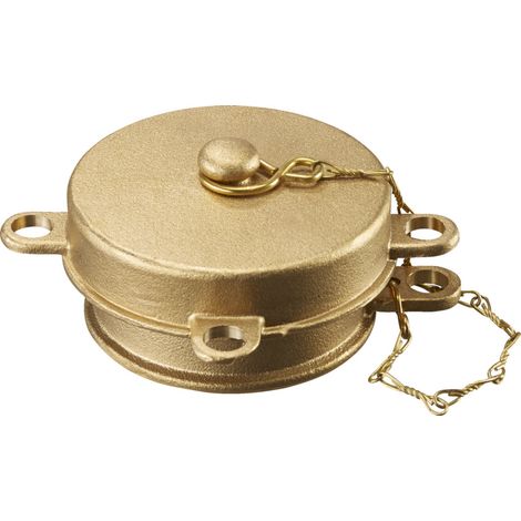 Couvercle de réservoir Oventrop avec bouchon à vis plat étanche, verrouillable 2 x 21/2