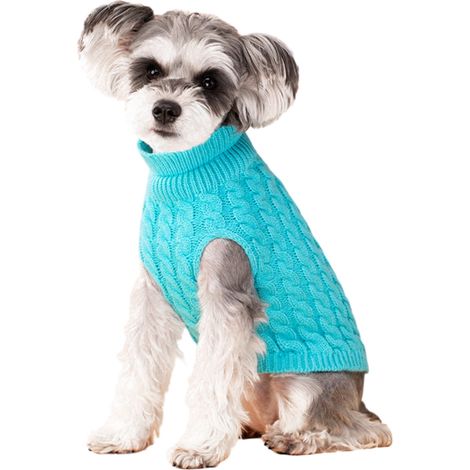Pull Pour Chien - Tricot Acrylique - Chaud et Confortable - Sans Manches - Pour Chiens de Petite et Moyenne Taille - XS à XL (1/5)