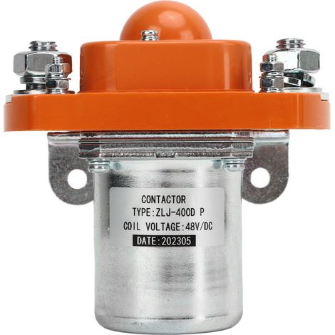 Hauptschütz-Magnetventil ZLJ 400D 48V 400A Metall, hohe Leistung, universell einsetzbar für Elektro-Golfwagen, Traktoren, Gabelstapler und Schiffe (1/5)