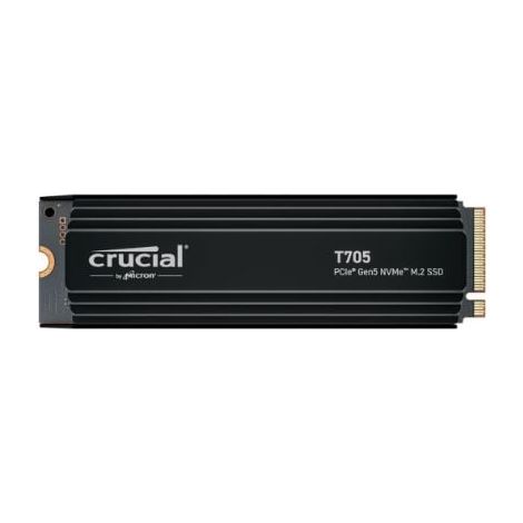 Crucial SSD T705 4TB M.2 NVMe Gen5 HeatSink 14100/12600 MBps