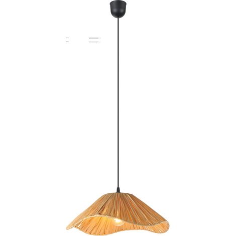 EGLO Suspension Laxford, raphia, diam.40 cm, E27 (1/4)