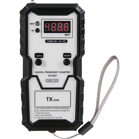 Testeur de fréquence clé à distance – 100 MHz à 1 GHz – testeur signal télécommande et infrarouge pour porte-clés (1/5)
