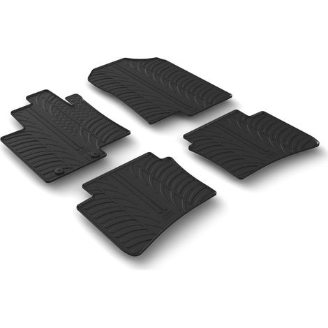 Set tappeti su misura in gomma - compatibile per  Hyundai Bayon (08/21)