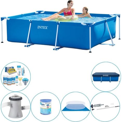 Intex Piscine Tubulaire Rectangulaire - 220x150x60 cm - 6-pièces S20007 (1/5)
