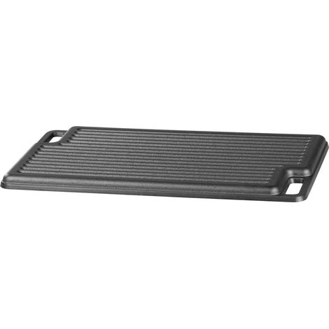 Platte MagicHome Castora line, Grillplatte, Gusseisen, 460x260x19 mm (1/2)