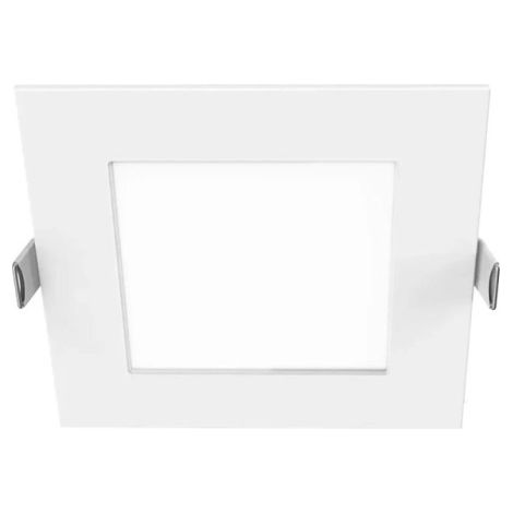 Faretto LED quadrato da incasso bianco 12 x 12 cm  Faretto LED CCT da 6W (1/5)