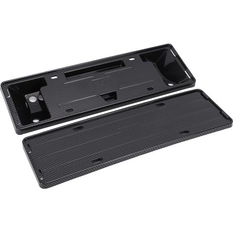 Floating License Plate Frame Support Kit, Carbon Fiber Look, Car Front and Rear License Plate Holder for Highland 2024 and (1/5)