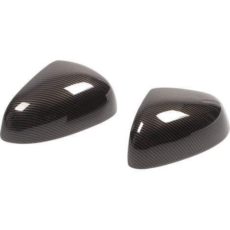 Coque de protection de rétroviseur extérieur style fibre de carbone pour Smart Fortwo C453 A453 2016-2021 (1/5)