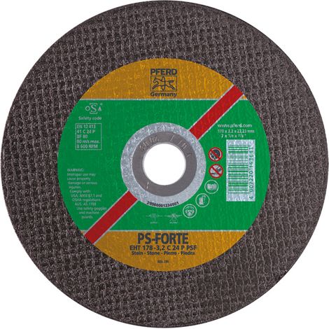 PFERD Disco de Piedra EH-230-3,2 C 24 PPS FOR - 61824222 (1/2)