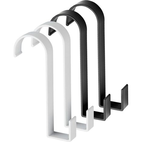 Bardusch-4 pcs crochets radiateur adhésifs en aluminium spatial, autocollants, pour serviettes de bain (1/5)