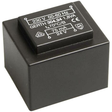 Gerth PT300901 Transformateur pour circuits imprimés 1 x 230 V 1 x 9 V/AC 1.80 VA 200 mA V056471 (1/5)
