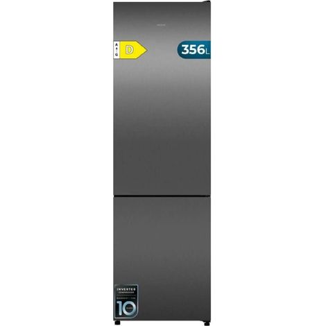 Cecotec Frigorífico Combi 356L Bolero CoolMarket Combi 356i Dark D. 200cm de Alto, 59,5 cm de Ancho, Clase E