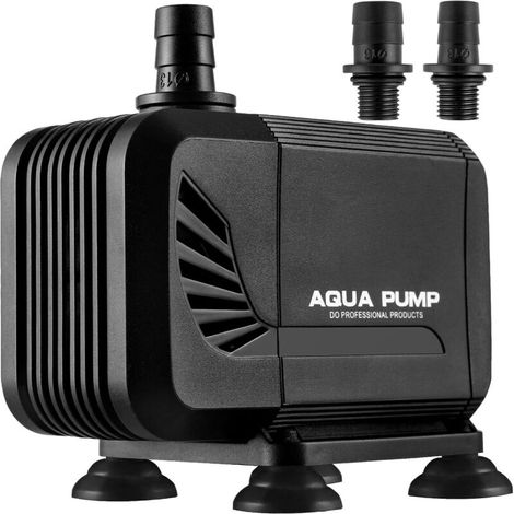 Pompe Eau Submersible, 15W 1500L/H Mini Pompe Silencieuse, Pompe à Eau Amphibie pour Étang, Réservoir de Poissons