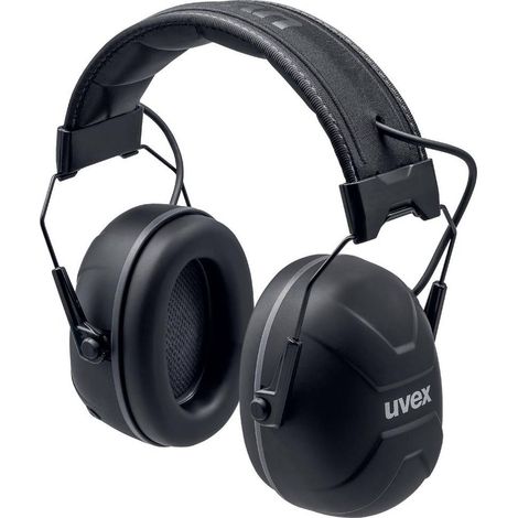 Uvex – Casque antibruit passif 2640001 – SNR 31 dB – Norme EPI – Protection auditive pour environnements extérieurs