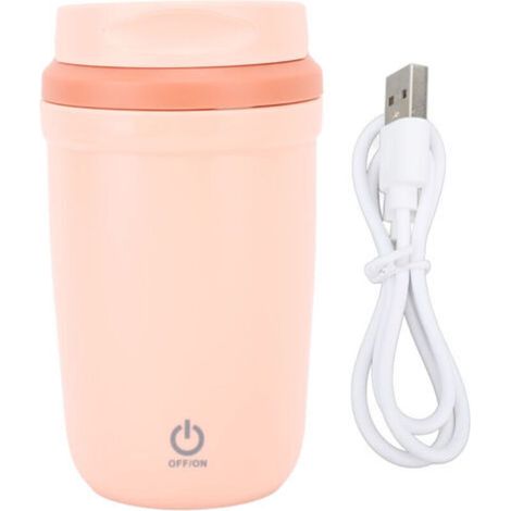 Taza mezcladora magnética automática de 350 ml, recargable por USB, con función de rotación y mezcla automática, ideal para café, leche y bebidas de chocolate. (1/5)