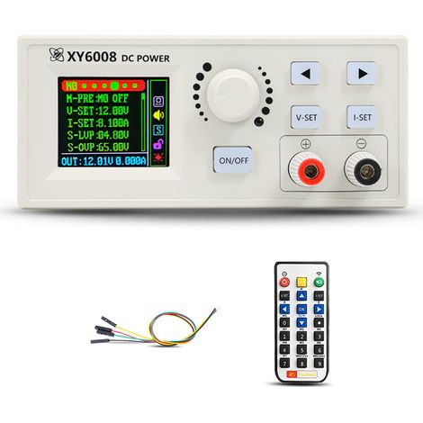 Alimentations régulées à courant continu Tension constante et maintien à courant constant Module abaisseur 60 V 8 A 480 W Module convertisseur abaisseur de stabilisation avec écran LCD (1/5)