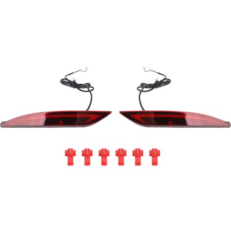 2 Feux Réflecteur Arrière LED Étanches Super Lumineux Longue Durée Feu Stop Pare-chocs pour Sonata 2010-2015 (1/5)