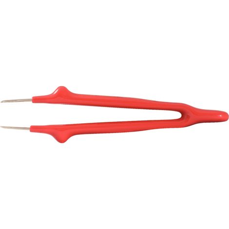 KS Tools Pinzette mit Schutzisolierung, gerade, 13,5 mm (1/4)