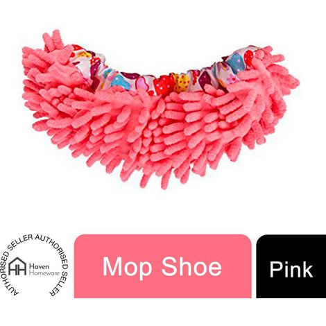 Haven Mop Shoe High-Quality Microfiber Chenille Flexible & Elastic - Pink (1/5)