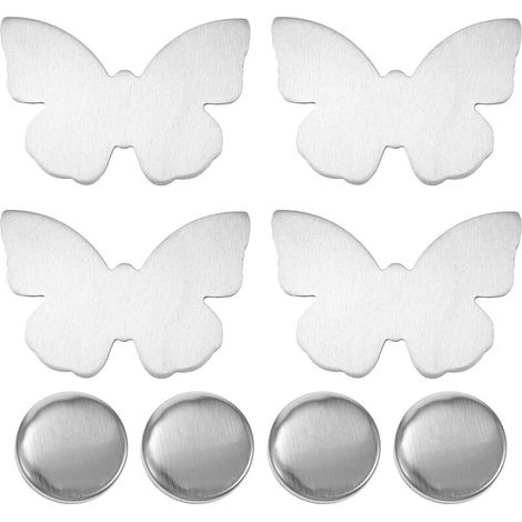 4 Pack Magnetic Tablecloth Weights Magnetic Window Shower Curtain Curtain Weights Pendants for Picnic Tables Tablecloth Weights for Outdoor Use Butterfly Style (1/5)