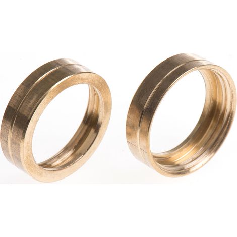 Raccord de gaine RS PRO, taille 25mm en Laiton ( Prix pour Paquet de 25 )