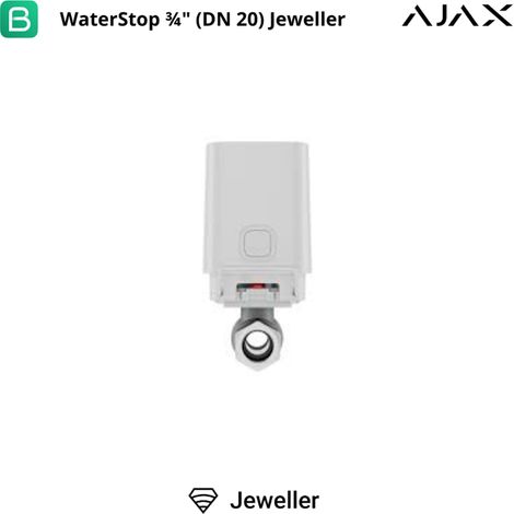 52269 - Comfort & Automation - WaterStop [3/4] - Valvola di intercettazione dell'acqua intelligente wireless - colore white - Ajax comfort e automazione