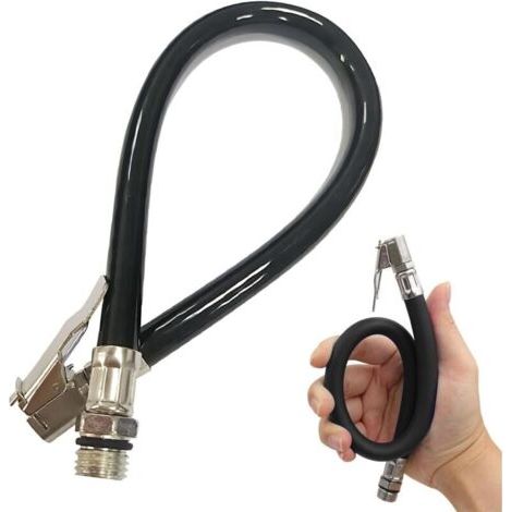 Tuyaux De Pompe à Air,Embout Gonflage Pneu Voiture,Valves De Pompe à Air en Caoutchouc,Gonfleurs De Pneus,Vélos,Motos,Valves De V (1/4)