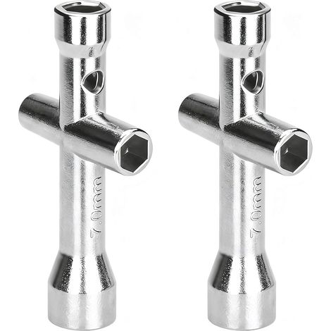 Croix Roue Voiture 4 en 1 - M2/M2.5/M3/M4-2 Pièces clé Démonte Compatible Avec les Voitures Télécommandées RC (1/5)