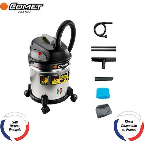 Aspirateur multifonction COMET CV 20 S � 1000 W, cuve acier 20 L, aspiration eau & poussi�res + souffleur � 40023-00018