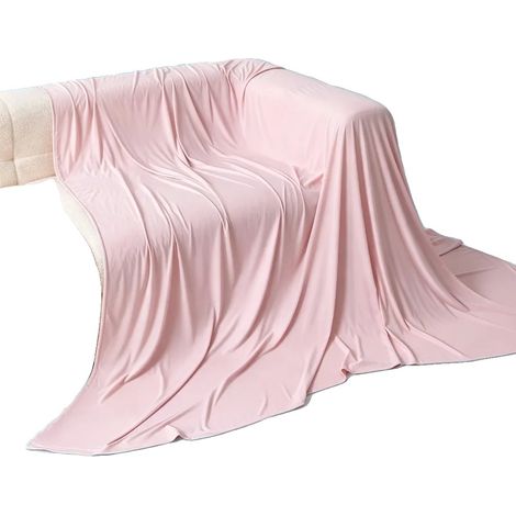 Manta refrescante, diseño ligero y transpirable, 39,37 x 59,06 pulgadas, rosa. (1/2)