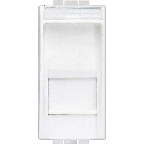 PRISE RJ45 CATÉGORIE 6 FTP LIVING LIGHT BTICINO BLANC BTICINO COFREL ARDN4279C6F (1/3)