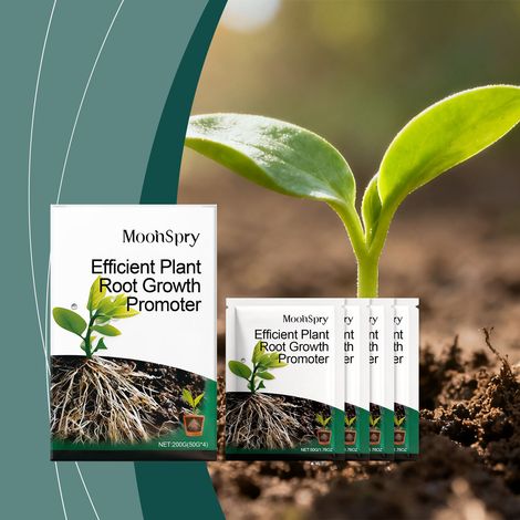 Wurzelbildungspulver für Gartenpflanzen, Grünpflanzen und Blumen verbessert die Bodennährstoffe und fördert die Wurzelbildung - 200 g (50 g 4) -- BIEMMEDUE (1/5)