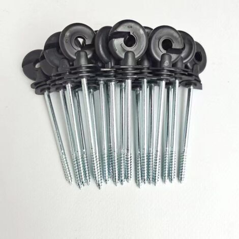 20 Ringisolatoren und lange Stangen, 150 mm für H805-Zäune (1/5)