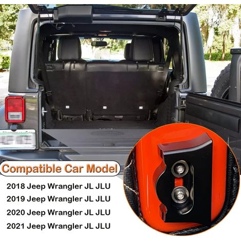 Tailgate limiter/aligner retrofit accessory for Jeep Wrangler JL JLU 2018-2021 (1/4)
