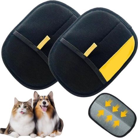 Kiko et Paco Le Gant Anti-Poils,pour Animaux Domestiques,Réutilisables et Lavables, Éliminent Poils sur Canapé, Voiture et Vêtements (1/5)
