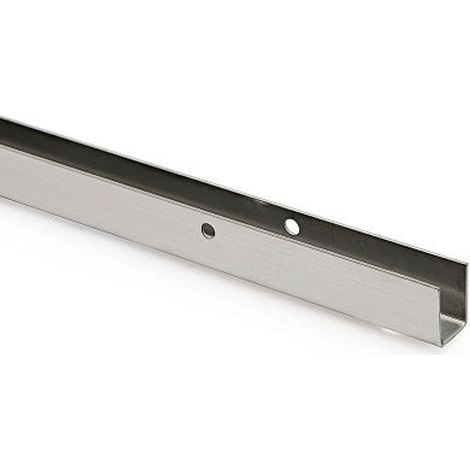 Perfil U Inox Cabina Sanitaria 180cm Acero Inoxidable 316 (1/2)