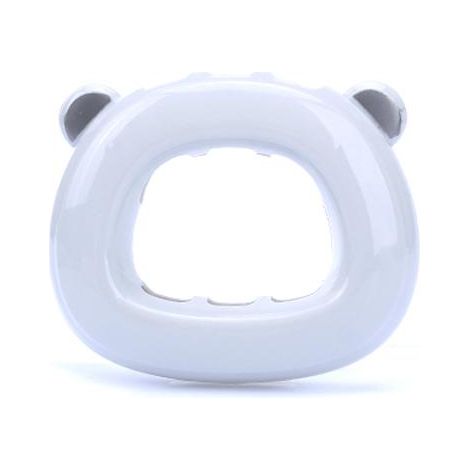 Porte-Brosse À Dents - Ours En Dessin Animé - Ventouse Pour Salle De Bain - Support Rangement Gris (1/2)