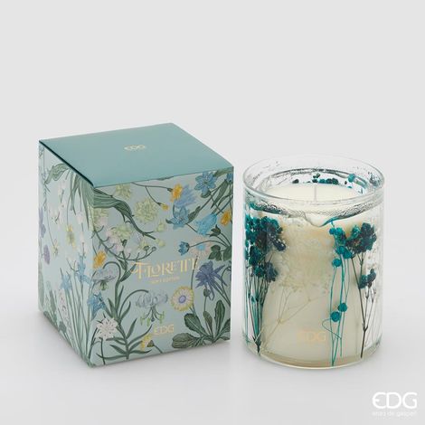EDG Candela Florette Con Profumo Soft Cotton H 12,5 cm (1/3)