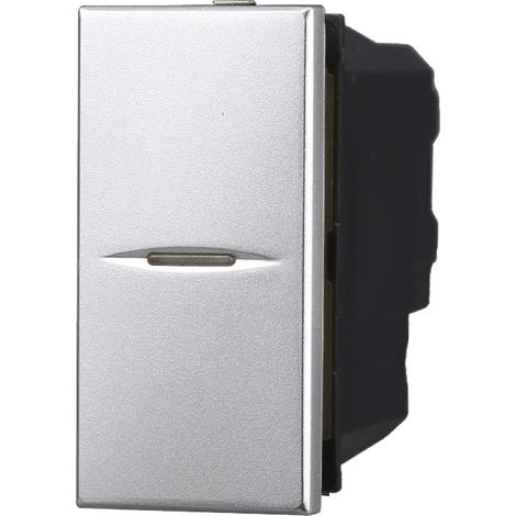 ETTROIT AG0901 Invertitore Assiale 1P 16A Colore Grigio Compatibile Con Bticino Axolute