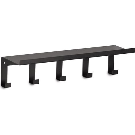 Wandgarderobe aus Metall mit Ablage NORDIC SPACE, 40 × 10 × 11 cm