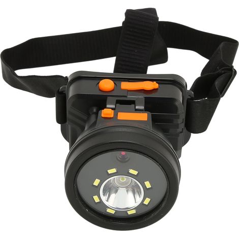Caméra frontale 1080p réglable, étanche IPX4, rechargeable, mains libres, avec lampe torche intégrée pour activités de plein air (noir)