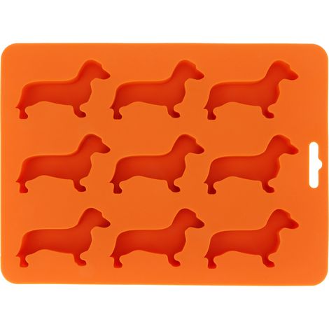 Silikon-Eiswürfelform in Hundeform für DIY-Backwaren – 9 Mulden – Küchenutensil (1/5)