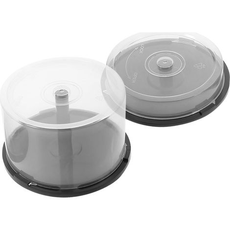 Seau Capacité Design Rayures de Protection pour Simple Grosse Rangement en Plastique 2pcs Cd/dvd Bureau et Bibliothèque (1/5)